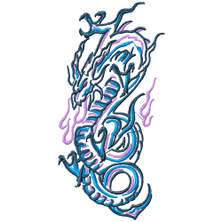 Dragoes Embroidery Design 5 Dragoes Embroidery Design 5